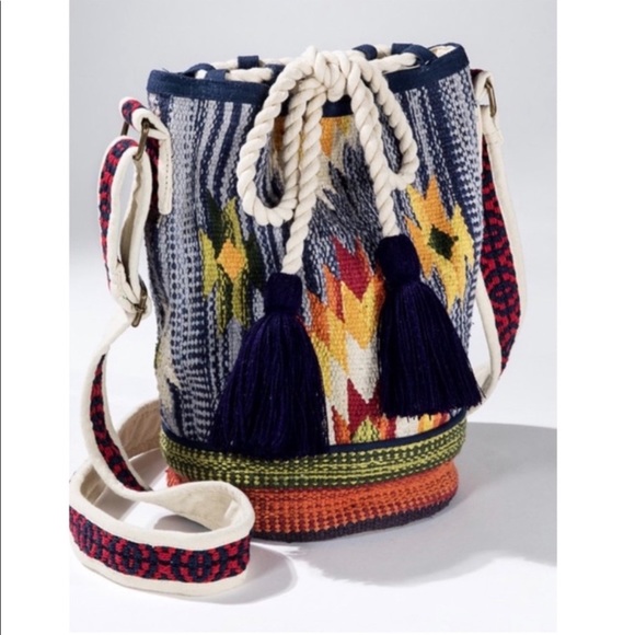Ruggine Hand Woven Boho Chic Ethnic Inspired Fully Lined Luxury Bucket B… - Picture 1 of 7